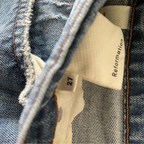 Reformation Jean Distressed Sz 27 - Picture 5 of 7